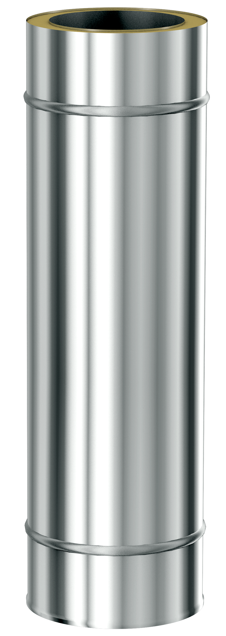 Nerezová izolovaná rúra 1000mm - ⌀200 - 0,5/30mm (+SP)