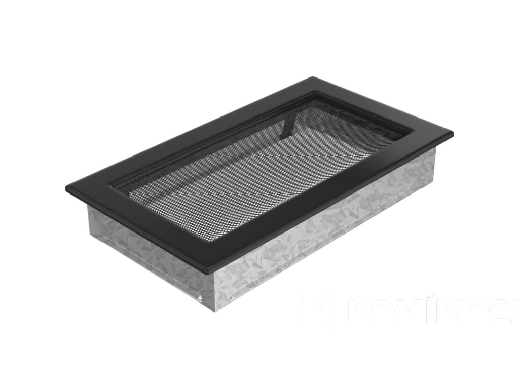 Krbová mriežka 110x420mm čierna