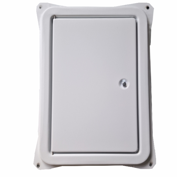 Dvierka komínová biela 400x275mm s uzáverom