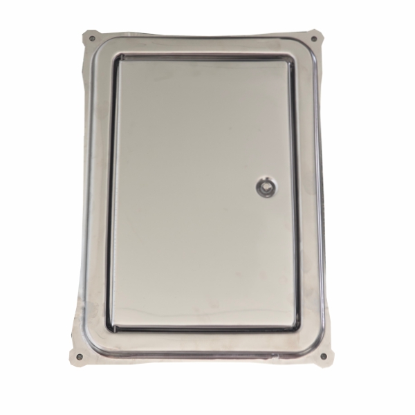 Dvierka komínová nerez 400x275mm s uzáverom