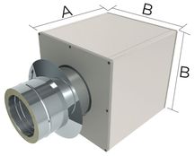Průchodka hořlavou příčkou, zdí 120mm-komín 150mm