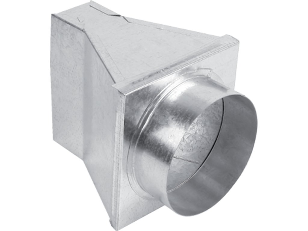 Kanál externého prívodu vzduchu prechod 180° 150x50/100mm